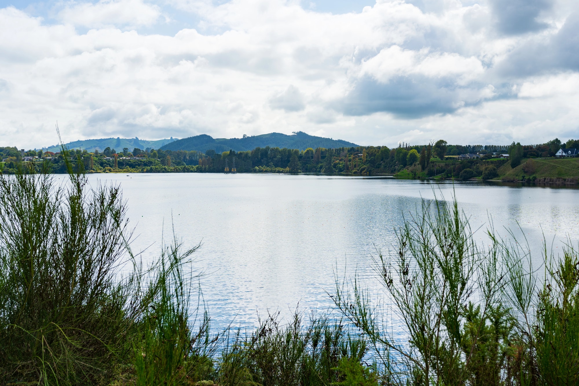 Lake Karapiro near Cambridge, New Zealand.